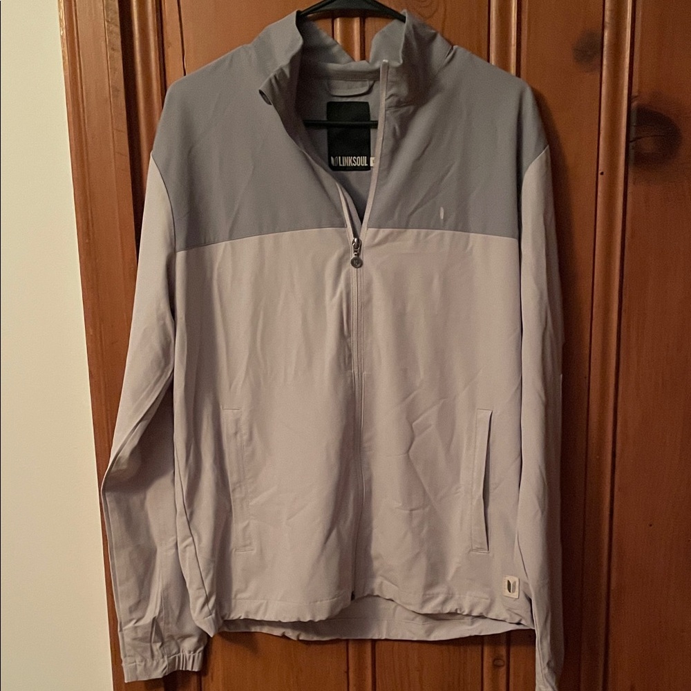 Linksoul Two-Tone Gray Windbreaker